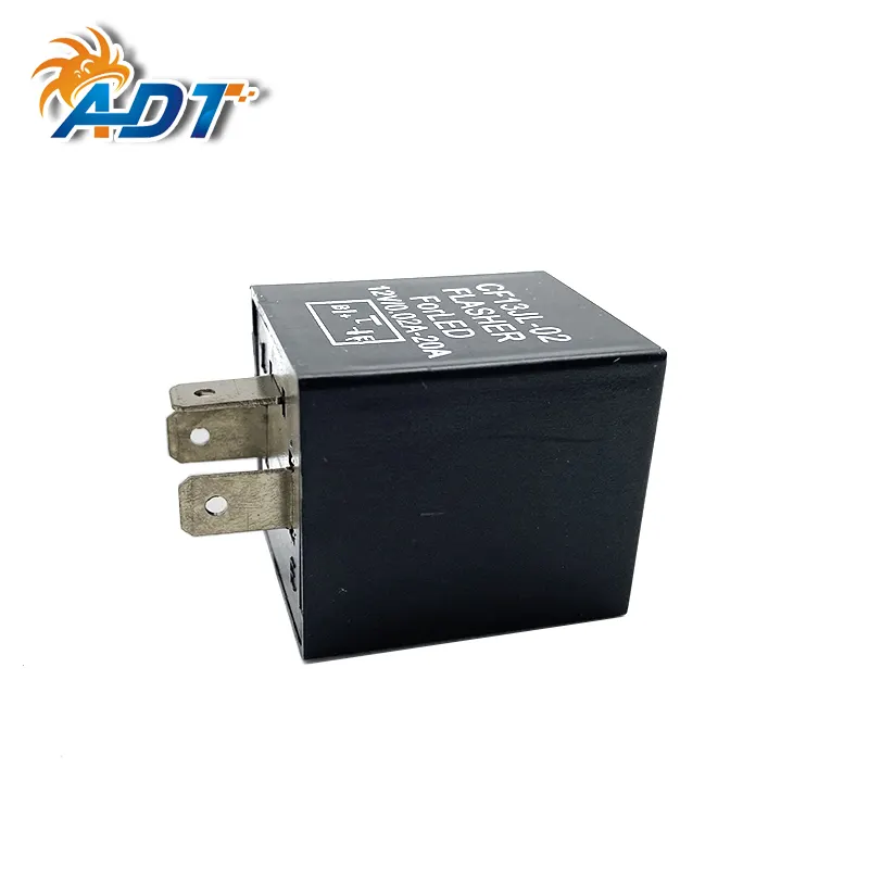 ADT 12V 3 Pin LED flasher relay CF13-JL02 adjustable hyper blink motorcycle electronic flasher