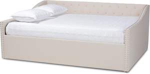 रानी बेज असलस्टेड दिन बिस्तर बिस्तर - Product Image 2