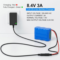 Chargeur de batterie Li-ion 8,4 V 3 A pour balayeuse, Water Tech Pool SPA, gants chauffants, pistolet de massage, chargeur de batterie lithium 2S 7,4 V 8,4 V