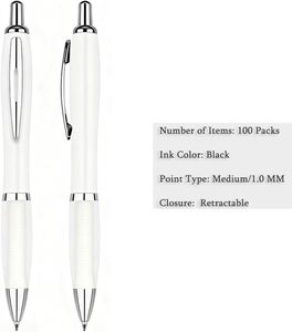 New <b>Color</b> White Aluminum Soft Rubber Metal Custom Ballpoint <b>Pens</b> With Stylus Branded Logo - Product Image 4