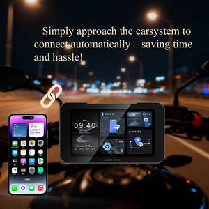 جالوب سبريت اللاسلكية كاربلاي دراجة نارية لتحديد المواقع والملاحة 5 بوصة الروبوت السيارات IP67 للماء لوحة القيادة الرقمية 1 سنة 5 سنوات - Product Image 4