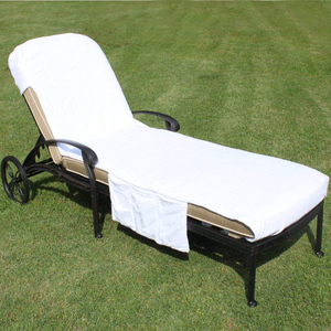 Housse de <span class=keywords><strong>chaise</strong></span> longue en tissu éponge 100% coton personnalisée, super douce et épaisse, avec poche, <span class=keywords><strong>pour</strong></span> la plage ou la <span class=keywords><strong>piscine</strong></span> - Product Image 1