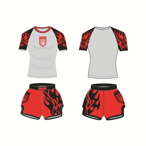Ropa de Entrenamiento de <span class=keywords><strong>Artes</strong></span> <span class=keywords><strong>Marciales</strong></span>, Boxeo, Lucha, <span class=keywords><strong>Sanda</strong></span>, Logotipo Personalizado en la Parte Delantera, Secado Rápido, Transpirable, Poliéster - Product Image 5