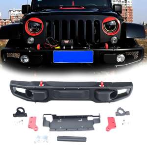 Pare-chocs avant pleine largeur OEM <span class=keywords><strong>prix</strong></span> d'usine Fit 2007-2019 JeepDOSWrangler JK JL JKU JLU pare-chocs tout-terrain illimité - Product Image 2