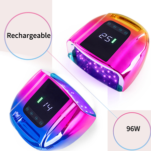 <span class=keywords><strong>HJS</strong></span> 96W Salon qualität UV LED Dual Lichtquelle 42 Lampen perlen Nagel lampe Nagel trockner für Nagel Gel politur - Product Image 4