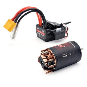 Surpass Sở Thích Rocket <span class=keywords><strong>RC</strong></span> 550 12T/25T/30T 3-Solt Động Cơ Chải + 80A ESC Chải Điện Tử Combo Cho 1/10 <span class=keywords><strong>RC</strong></span> TRX4 Crawler Xe Ô Tô - Product Image 2
