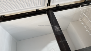 <span class=keywords><strong>Congelador</strong></span> Horizontal de Doble Puerta para Uso Doméstico y Comercial, 480L, Gran Capacidad, Temperatura Única, Tipo Arcón Profundo, OEM - Product Image 4