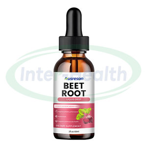Ausreson OEM Halal Rote-Bete-Extrakt Bio Leberunterstützung Herzgesundheit 60ml Rote-Bete-Nahrungsergänzungsmittel Rote-Bete-Flüssig-Tropfen - Product Image 2