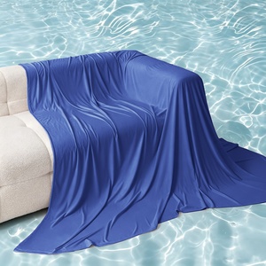 Manta Refrigerante 2026, Nueva, Minimalista, de Color Sólido, Ligera y Fresca al Tacto |   Éxito de Ventas Transfronterizo |   Para <span class=keywords><strong>Shein</strong></span> TK Comercio Exterior - Product Image 4