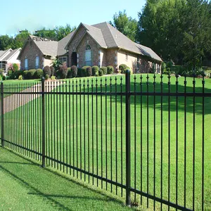 Wholesale Home Garden Decoration Metal Wrought Iron Steel Fence