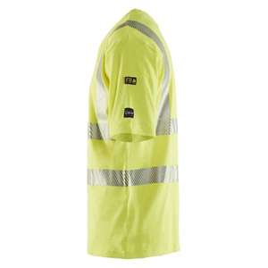 Blaklader-348017373300S multinorm เสื้อยืด Hi-Vis สีเหลือง-EAN เสื้อยืดทำงาน7330509901830และเสื้อโปโล - Product Image 2