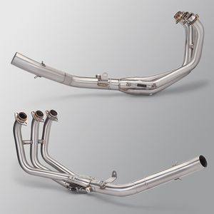 Kit de modification d'échappement de moto, tuyau de liaison avant en acier inoxydable, collecteur d'échappement pour Yamaha <span class=keywords><strong>MT09</strong></span> FZ09 XSR900 <span class=keywords><strong>TRACER</strong></span> 9 GT 2021-2025 - Product Image 5