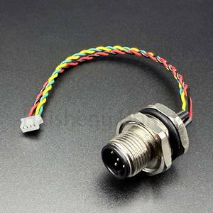 สายเคเบิล M12 รหัส A สำหรับ <span class=keywords><strong>JST</strong></span> (XA/ZH/XH) / Molex |   ขั้วต่อแบบติดตั้งบนแผงโลหะ ตัวผู้/ตัวเมีย แบบ 2/3/4/5/6/8/12/<span class=keywords><strong>17</strong></span> ขา - Product Image 4