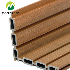 Panneau de clôture composite WPC rainuré et cannelé, résistant aux UV, imperméable, durable, facile à installer pour <span class=keywords><strong>jardin</strong></span> extérieur - Product Image 4