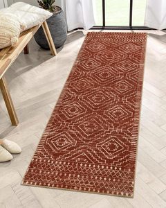 2x6 <span class=keywords><strong>tapis</strong></span> de cuisine marocain noir antidérapant bohème doux <span class=keywords><strong>tapis</strong></span> de salle de bain lavable <span class=keywords><strong>tapis</strong></span> géométrique pour entrée - Product Image 2