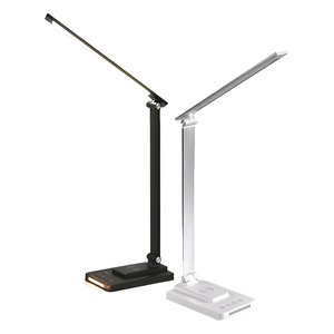 ワイヤレス充電 目の保護 ナイトライト 折りたたみ式 タッチ LED 光源 DC デスクランプ 読書室用 - Product Image 1