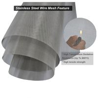 Pabrik 500 800 mikron baja tahan karat 904L SS304 kawat layar jaring untuk Filter