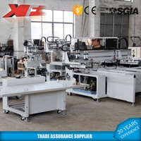 Semi auto/etiqueta engomada de papel de calcomanía papel de UV Impresión de pantalla de seda de precios de la máquina