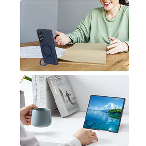 เคสโทรศัพท์แบบหมุนได้ 360 องศา พร้อมขาตั้งกันกระแทก รองรับการชาร์จไร้สายแบบแม่เหล็ก พร้อมฟิล์มกันรอยหน้าจอ สำหรับ Samsung Z Fold 8 Ultra 7 6 5 4 - Product Image 4