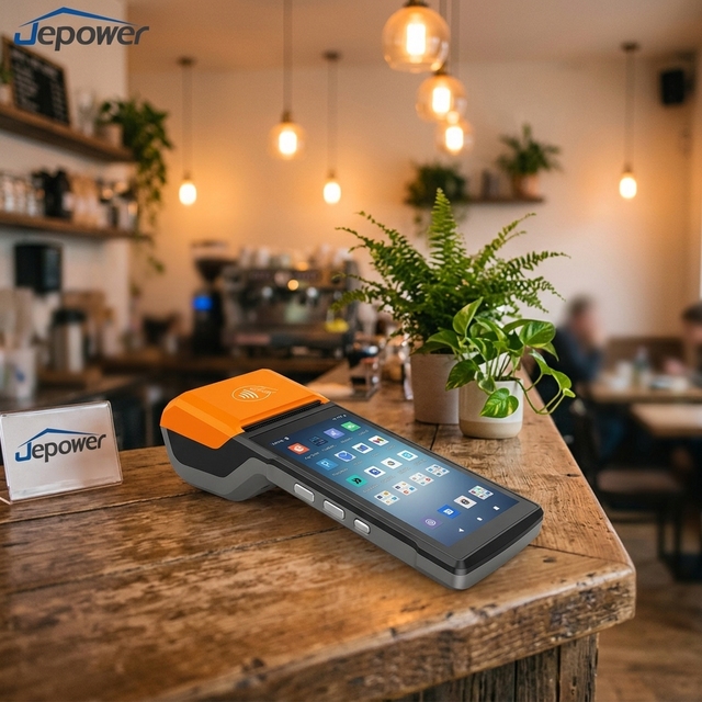 Rugged Android 14 Handheld POS Terminal 5.5" MTK6765 Octa Core 6000mAh Battery Bluetooth Warehouse Inventory Mobile Billing
