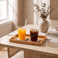 Gobelet réutilisable en verre pour Matcha Latte avec paille, tasse à café en verre transparent pour Matcha Latte et thé, supports vierges pour gravure laser