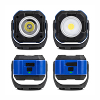 Lampe de travail LED rechargeable Type-C, 550 lumens, lampe torche portable à intensité variable avec aimant pour atelier et urgences domestiques