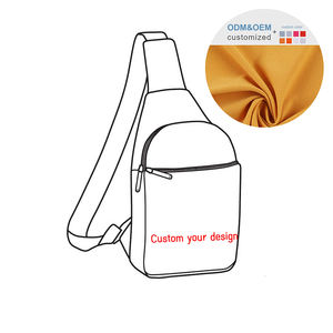 Bandolera Deportiva para Exteriores Gris Ligera de un Solo Hombro Económica Personalizada con Logo - Product Image 6