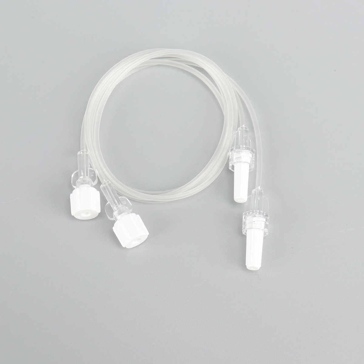 Conjunto de extensión de infusión estándar iv de plástico de diámetro 5.4mm y longitud 100cm