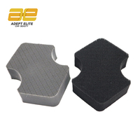 Éponge de nettoyage en mousse noire ultra-absorbante, douce et durable, sans rayures, pour le lavage et le detailing automobile