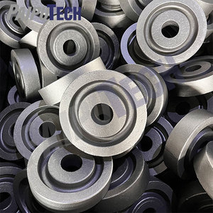 Poulie de grue en acier forgé personnalisée Roues de grue Roues de <span class=keywords><strong>train</strong></span> pour le transport ferroviaire - Product Image 4