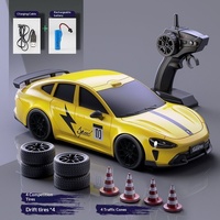 Voiture télécommandée RC Drift 1:20 SU7 Violette, 4 roues motrices, haute vitesse, 2.4G sans fil, avec éclairage, en ABS, rechargeable