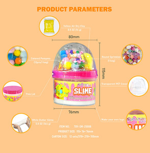 Fábrica Profesional de Slime OEM, Venta al por Mayor, Kit de Slime de Mantequilla Certificado EN71, Slime de Caramelo Súper Suave No Pegajoso con Arcilla de Secado al Aire - Product Image 6