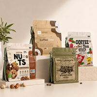 Sacs d'emballage pour thé de qualité alimentaire, imprimés sur mesure, élégants, laminés, à fond carré, thermoscellables, refermables avec fermeture éclair, pour le matcha