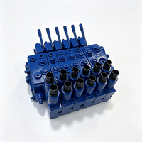 Vanne hydraulique multi-directionnelle haute pression 350 bar, vanne de commande proportionnelle sectionnelle pour machines de levage