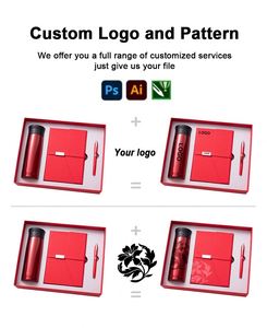 Ensemble cadeau de carnet d'affaires moderne personnalisé de haute qualité, promotionnel pour entreprises, en cuir durable avec logo personnalisé - Product Image 3