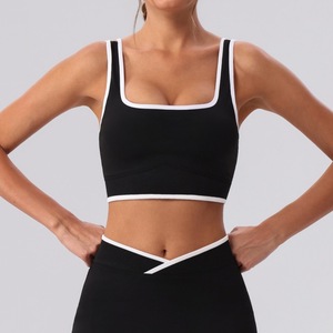 LUYU Nouvelle Collection Ensemble de Sport Femme Color Block avec Taille Croisée et Bretelles Doubles pour Tennis, Pickleball et Padel - Product Image 2