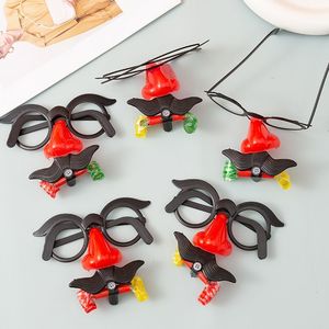 Funny <b>Glasses</b> With Blowing Nose And Mustache <b>Plastic</b> Party Props For Youth Unisex Cartoon Theme - Product Image 1