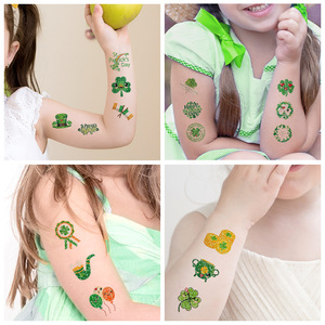 Nueva llegada irlandés Rave fiesta brillo <span class=keywords><strong>tatuaje</strong></span> pegatinas cuerpo brazo <span class=keywords><strong>pecho</strong></span> <span class=keywords><strong>hombro</strong></span> - Product Image 2
