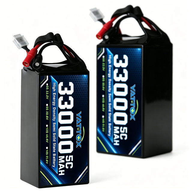 350Wh/kg 33000-36000mAh 4-18S 10C Semi-Solid Lipo Battery Pack for Cargo Delivery Drone