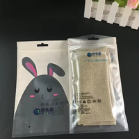 Sacs d'emballage personnalisés en plastique recyclable avec fermeture éclair pour écouteurs et accessoires de téléphonie mobile