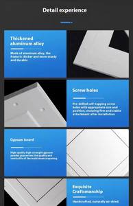 Panneau d'accès pour plafond Panneau de gypse Panneau d'accès Panneau d'accès pour plafond 600x600mm - Product Image 5