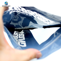 T-shirt d'emballage scellé 3 côtés en plastique, fermeture à glissière, sacs pour vêtements, t-shirt personnalisé