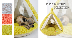 Cama de Camping para Gatos de Interior Estilo Dibujos Animados 2026, Cueva de Peluche para Perros con Juguete Divertido, Material de Tela de Piel Sintética, Embalaje en Cartón - Product Image 6