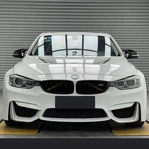 M3 tarzı geniş BMW için gövde kiti F30 M3 vücut kiti 2013-2018 yan etekler egzoz borusu kaput çamurluk Grille bmw f30 geniş bodykit - Product Image 2
