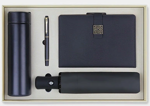 Flacon, parapluie, stylo, carnet de notes, coffret cadeau d'entreprise pour cadeaux de promotion d'entreprise - Product Image 3