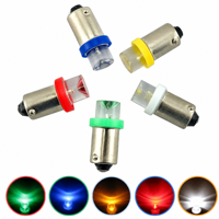 Ampoule LED YD BA9S 6 couleurs, branchement facile, baïonnette, blanc froid, ambre, rouge, bleu, vert, bleu glacé, ampoule de signalisation pour voiture