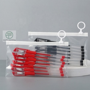 Custom Transparent PE Gravure Printed Recyclable Pencil Rubber Ruler Band Packaging Zipper Bag - Product Image 6