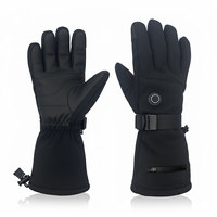 Gants chauffants électriques pour hommes et femmes, coupe-vent, écran tactile, gants thermiques chauffants pour la randonnée, le ski, les sports de plein air