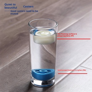 3 Zoll Mini Doppelgelenk-Nylonrad mit Schraubverriegelung, Schwerlast-Luftreifen, Edelstahl-Torrollen mit Feder - Product Image 5