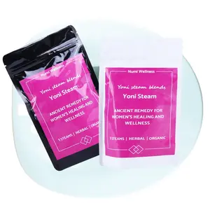 Rohe chinesische Yoni Dampf kräuter Großhandel benutzer definierte Handelsmarke Pure Herbal Vaginal Dampf kräuter